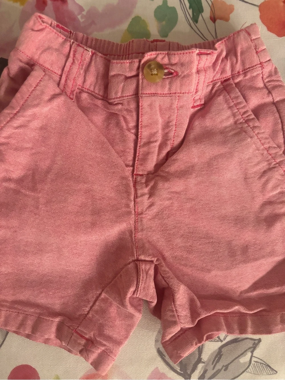 Kids / Boys Pink Cotton Casual Shorts